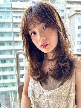 ベター(better) フロントレイヤーにワンカールのパーマがやさしい印象に