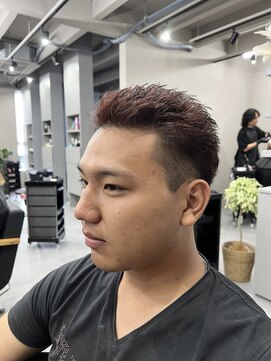 パロ(PALO) メンズショート×レッドブラウン