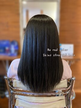 ピールアーク(peal ark) 20代30代40代髪質改善カラー×ダークアッシュ艶感ストレート