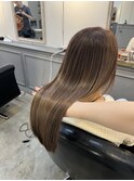 ケラチントリートメント/髪質改善/艶感/ベージュカラー