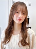 Say.黒髪ボブルフネビージュ小顔ワンレンロングレイヤー韓国青山