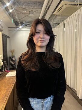 フェイバリットガーデン(favorite garden) 20代30代大人可愛いオリーブグレージュイメチェンレイヤーカット