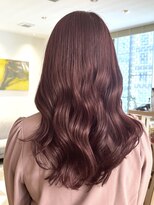 ローネス ギンザ(LONESS ginza)&nbsp;春カラーピンクベージュピンクヘアー髪質改善銀座美容院レイヤー