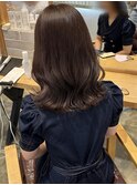【haif】ラベンダーブラウン×くびれミディ