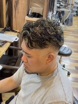 イエローコーン 金沢文庫店(YELLOW CORN)&nbsp;メンズハイライトパーマ/極道パーマ/フェードカット