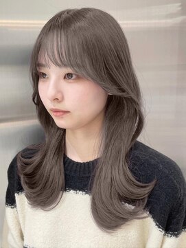 セブンルックス(7LOOKS) 【髪質改善】グレージュ×レイヤーカット/酸性ストレート