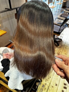 カンカ(Kanca) 美髪ストレート♯静岡市♯髪質改善♯縮毛♯美髪矯正