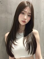 シン 船橋店(sin)&nbsp;レイヤーカット/顔まわりレイヤー/ 髪質改善