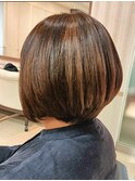 小顔効果◎ナチュラルボブ