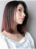 エンドカラー艶感ストレートワンレンボブディ312W川口20代30代