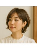 大人女性のショートグラボブ　20代 30代 40代 50代 60代髪質改善