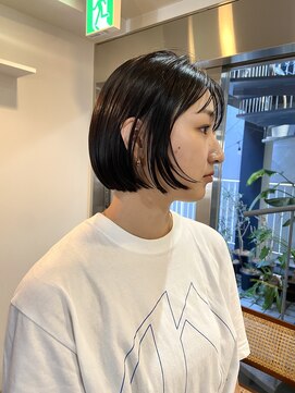 パープル(PURPLE) ボブ/ミニボブ/切りっぱなしボブ/黒髪ボブ