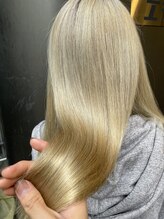 エルア(elua) ブリーチ1回の髪【髪質改善ストレート】