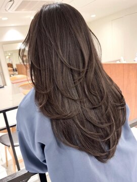 ゴカン バイ ジル ブラン 名古屋(Gokan by JIL BLAN) ハイライトバレイヤージュダブルカラーショートカット30代40代