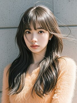 エイチ ウルフカット 大阪梅田(811) 外ハネボブ40代タッセルボブグラデーションカラーヘアカラー