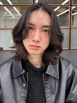 ソア 渋谷(soar)&nbsp;韓国 長め前髪 黒髪◎20代30代メンズ似合わせパーマ