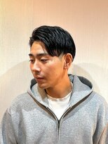 ジェントル(GENTLE) 大人男性向け上品ショート/片流れイケメン七三分けヘア
