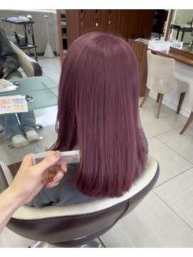 プログレス つくば店(PROGRESS by ヂェムクローバーヘアー) ラベンダーピンク