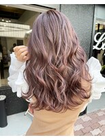 アネラ 大宮(Anela)&nbsp;ピンクベージュ、ほんのりパープル