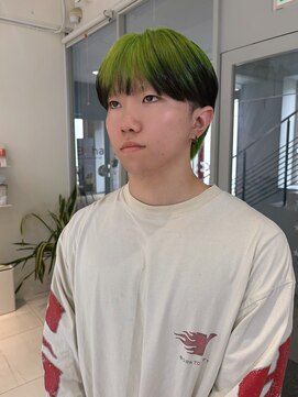 ステラ ヘア デザイン サロン(STELLA hair design salon) エンドカラー×シースルーマッシュ【浅野】