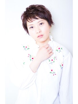 ヘアースパパズ(hairspaPAZ) シースルーバングの夏ショート【PAZ　渡部宏太郎】