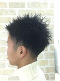 メンズ スパイキーツーブロック