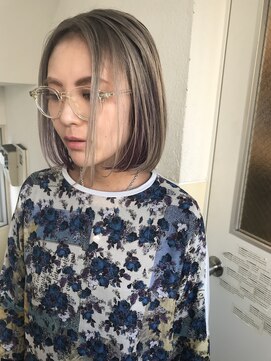 チクロヘアー(Ticro hair) 【ticro大石】インナーパープル