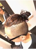 #マンバンヘアー #manbun #メンズロング #hommehair2nd櫻井