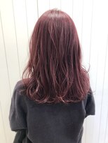 モリオフロムロンドン 大宮店(morio from London)&nbsp;【morio坪井】チェリーピンク×ケアブリーチ