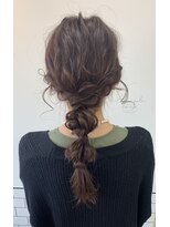 Emma ecole ３６０度可愛い編み下ろしアレンジ/ヘアセット