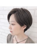 ショートボブ×大人ハイライト