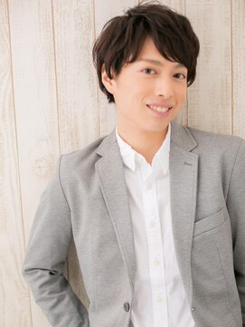 メンズヘア ビーセカンド 草加店(MENS HAIR B-2) ビジネスにも合うマッシュウルフF