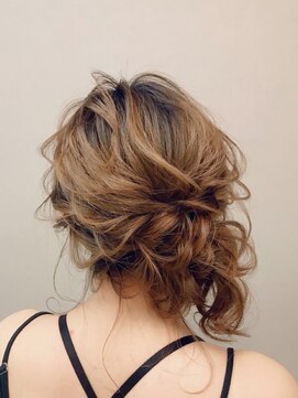 ヘアセットサロン ミント(Hair set salon MINT) サイドアップスタイル
