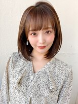 アフロート ディル(AFLOAT D'L)&nbsp;大人かわいいエギョモリ ミルクティーブラウン ひし形シルエット