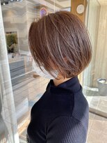 トリート 海浜幕張店(TREAT)&nbsp;まとまるボブ×ピンクベージュ_海浜幕張