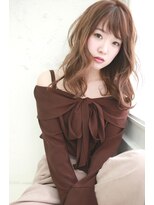 ラフィス ヘアー センス 広島袋町店(La fith hair SEnSE)&nbsp;【La fith】 抜け感☆ウェーブセミディスタイル