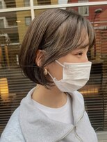 バルス(BLS)&nbsp;ナチュラルボブ×オリーブブラウン【藤枝/髪質改善】