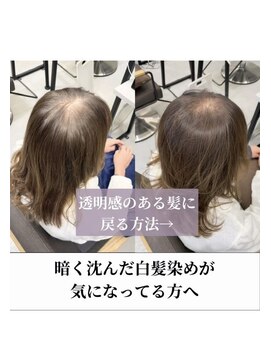 ダル 渋谷/表参道(DAL.) 沈んだ髪が気になる方へ