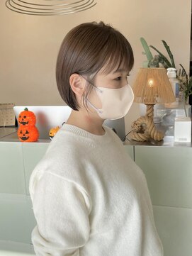 フィグバイアルテフィーチェ(fig by artefice) ミニボブ×マロンベージュ#マロンベージュ#くすみベージュ