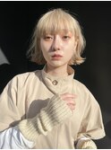 【佐藤諒】外ハネ×ワイドバング×ブロンド