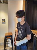 前下がりのショートスタイル