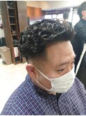 【GROOMER/S 丸山】 宮城リョータ風パーマ フェード スタイル