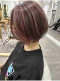 ブリーチオンカラー+ハイライト