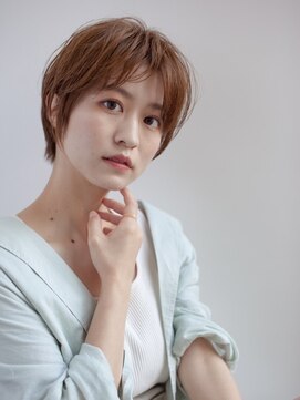 アッシュ 大泉学園店(Ash) 20代30代40代『大人可愛い耳出しショート』Ash大泉学園店