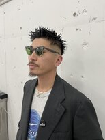 ウェルネス(Wellness)&nbsp;マッシュパーマウルフ波巻きハイライト71