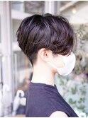 【SHARON原宿】ゆるパーマハンサムショート