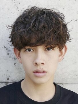 フィフス 栄(fifth) シャドウパーマスパイラルパーマ刈り上げマッシュツーブロック栄