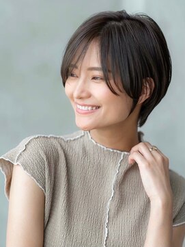 イオ 本厚木(io) グレージュカラーショートフルバンク似合わせカットイメチェン