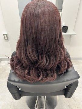 アオアクア バイ グルグル 小岩店(ao akua by GULGUL) 【ブリーチ無し】ピンクブラウン