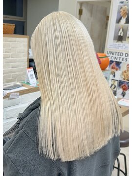 ソソ(soso) ハイケアブリーチ×ブロンドベージュ